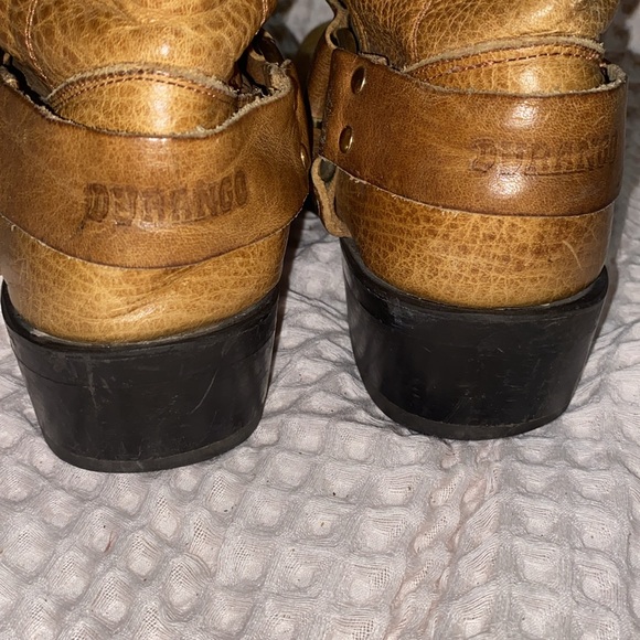 Vintage Durango Harness Western Leather Boots Square Toe Men’s 9D - Picture 10 of 15
